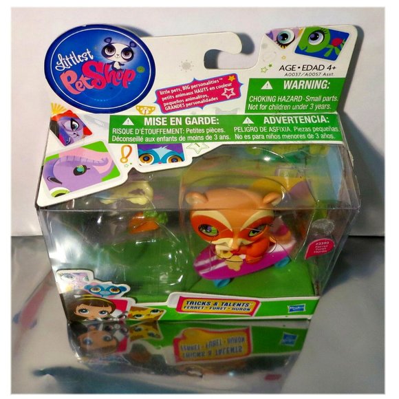NEW Hasbro - Littlest PetShop #2393 Ferret Furet - Picture 2 of 3